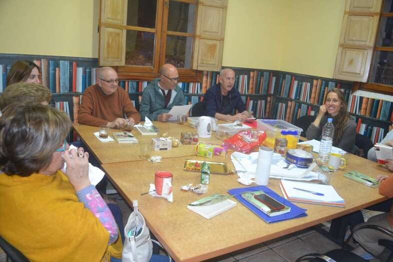 Momento del encuentro de este jueves (Foto Inma Perera)